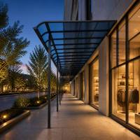 Auvent en aluminium pour terrasse, abri de voiture, toit en polycarbonate, système de canopée imperméable et robuste pour villa, garage, usage commercial