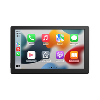 Navegador GPS portátil con pantalla táctil HD de 9 pulgadas para coche, Carplay, Android, reproductor de DVD automático Universal, colocación en el salpicadero de Radio, BT WIFI
