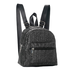 <b>Lady</b> Zipper Closure Simple Polyester <b>Backpack</b>-Environmentally Friendly & Recyclable Woven Design - Product Image 1