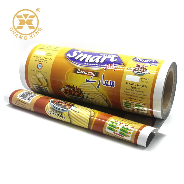 BOPP PET Laminating Film Roll OEM Mylar Printed Film For Snack Chocolate Packaging