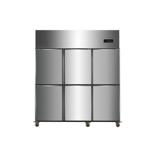 Congelatore Commerciale a Sei Porte, Doppia Temperatura, in Acciaio Inossidabile, per Ristoranti e Cucine, con Funzione Fresh Lock, Grande Capacità, Primo Livello - Product Image 5