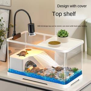 2025 nouveau Style séparé tortue réservoir Anti-évasion belle méduse Aquarium tortue Aquarium - Product Image 3