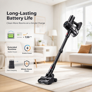ชุดเครื่องดูดฝุ่นไร้สาย <span class=keywords><strong>Airbot</strong></span> Swift รุ่น 49AW พร้อมอะแดปเตอร์ชาร์จไฟฟ้า แบบไม่ใช้ถุงเก็บฝุ่น สำหรับใช้ในบ้านและโรงแรม - Product Image 3