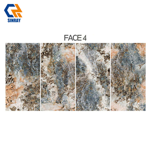 Carreaux de sol et de mur <span class=keywords><strong>en</strong></span> porcelaine brillante à texture de pierre moderne 600x1200mm, antidérapants, antibactériens, émaillés pour salle de bain, hôtel - Product Image 6