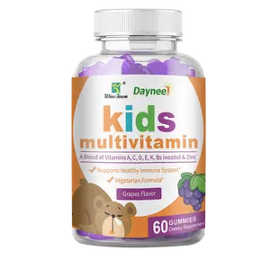 Multivitamínico de marca própria para crianças, Superfood, gomoso, sem açúcar, zinco, multivitamínico, para crianças, suporte imunológico