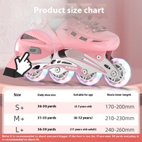 Patins à roulettes réglables Swie PU Single Flash pour enfants hommes et femmes amovibles-Fournitures du fabricant
