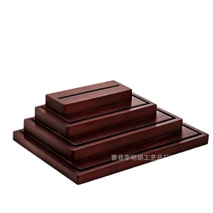 Support mural en bois massif pour pièces de monnaie, avec fentes pour pièces, à un seul niveau - Product Image 5