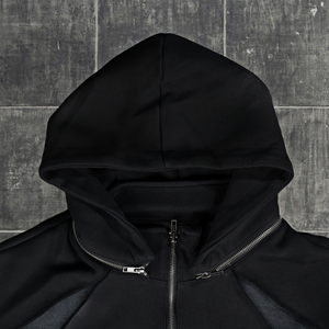 Sudadera con Capucha Personalizada para Hombre, Estilo Vintage, Lavado Ácido, Algodón de Alta Calidad, Sudadera con Capucha y Cierre de Cremallera de un Cuarto para Hombre - Product Image 4