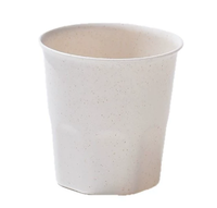 Bingo Nouvelle Série Populaire Haute Qualité Durable Blanc 170 ML Ensemble de Gobelets Jetables en Bambou Biodégradable Écologique pour Fête Maison