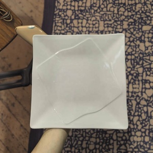 <span class=keywords><strong>Piatti</strong></span> moderni con logo Catering <span class=keywords><strong>piatti</strong></span> in melamina stoviglie bianco quadrato melamina piatto cena - Product Image 1