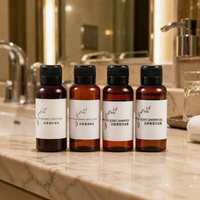 Fournitures hôtelières de luxe certifiées CE, flacons de shampoing de 30 ml, flacons de lotion pour le corps, mini flacons de shampoing vides, kit de voyage
