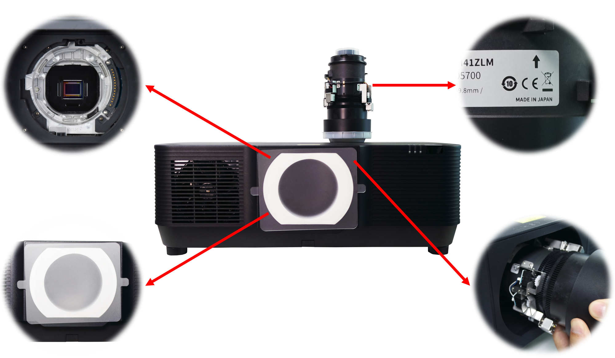 3LCD Outdoor Venue 4k 20000 Lumen Laser Projector , Building 3D Mapping Projector