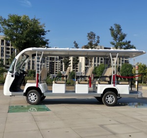 Nuevo entrenador turístico eléctrico para pasajeros para turismo automático en autobús escénico y recorridos en coche - Product Image 1