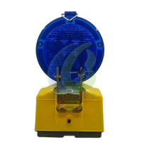 Balise solaire routière 5,5 W pour PC, modèle LB-6006, lampe d'avertissement LED double face pour chantier et parking