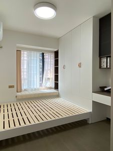 Lit de rangement Tatami sur mesure résistant à l'humidité avec coin lecture intégré pour petite chambre familiale urbaine ou chambre d'appoint - Product Image 3