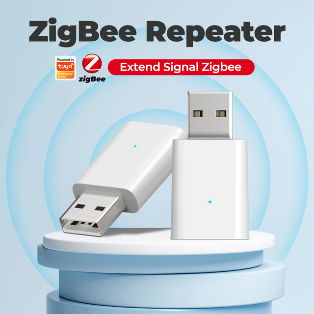 LEDEAST ZG-807Z Zigbee 3.0 USB Signal Repeater Amplifier for Tuya Smart Home Network Range Extension