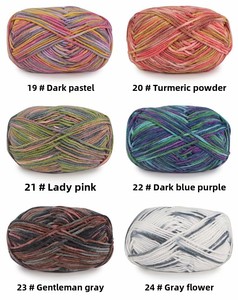 100% <span class=keywords><strong>laine</strong></span> de <span class=keywords><strong>Crochet</strong></span> de lait acrylique <span class=keywords><strong>pour</strong></span> tricoter à la main fil de bébé doux avec des fils à tricoter épais à motif teint - Product Image 5
