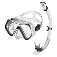 Équipement de plongée anti-buée, masque de plongée WASPO M1000S+S11 pour adultes et jeunes, verre trempé de 4,0 mm pour la plongée et la natation