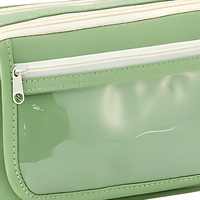 HBX – trousse à crayons transparente en PVC japonais, trousse à crayons simple et tendance pour l'école primaire, 20x5x10cm, nouveauté 2023