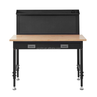 Banc de travail robuste réglable en hauteur de 48 pouces, pour garage commercial/résidentiel, atelier, acier laminé à froid, revêtement en poudre, OBM