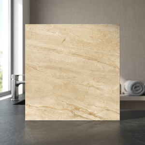 Athena Beige Design 60x60cm Glossy Porcelain Tiles 8mm Full Polished Premium Flooring Interior Glazed Ceramic Design - Product Image 3
