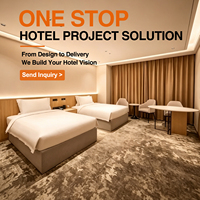 Projet clé en main pour hôtels professionnels, mobilier d'hôtel de luxe, mobilier de chambre à coucher moderne sur mesure, ensembles complets de chambres à coucher pour hôtels 5 étoiles