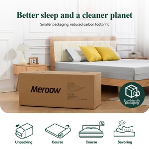 Meroow MM1 Premium Marble Pattern Memory Foam Mattress, Breathable Bird's Eye Mesh EU Fast Delivery - Product Image 6