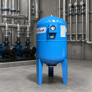Réservoir d'eau vertical sous pression <span class=keywords><strong>de</strong></span> 100 L avec membrane EPDM <span class=keywords><strong>de</strong></span> remplacement pour pompe à eau, vase d'expansion <span class=keywords><strong>de</strong></span> surpression - Product Image 2