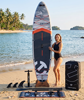 Planche de paddle gonflable directe d'usine 11'6''x35'' ultra stable avec technologie Drop Stitch pour le sport nautique
