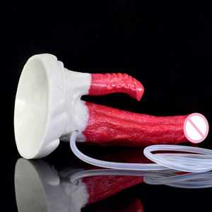 Consolador vibrador de silicona de 9 pulgadas, modos de vibración de Control remoto, consolador para perros con nudo y ventosa manos libres para hombre - Product Image 4