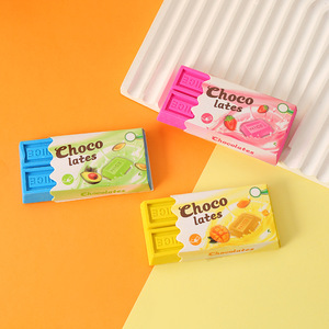 Nouvel Arrivage – Gommes Adorables en Forme de Fruits Glacés, Gommes Carrées pour Enfants, Idéales pour Fêtes d'Anniversaire, Récompenses Scolaires et Kits de Papeterie - Product Image 5