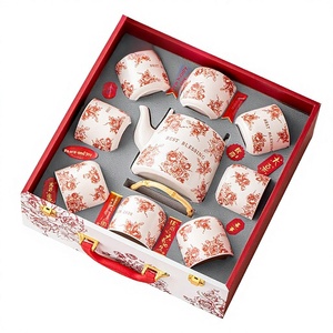 Coffret <span class=keywords><strong>de</strong></span> thé thermique à motifs floraux <span class=keywords><strong>pour</strong></span> jeunes mariés, <span class=keywords><strong>cadeau</strong></span> <span class=keywords><strong>de</strong></span> mariage, <span class=keywords><strong>de</strong></span> fiançailles ou <span class=keywords><strong>de</strong></span> pendaison <span class=keywords><strong>de</strong></span> crémaillère - Product Image 1