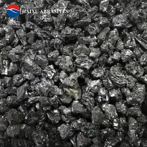 Çin siyah silisyum karbür F60 F80 F120 F150 F180 bir sınıf siyah carborundum 53C 54C siyah SiC grit/tahıl