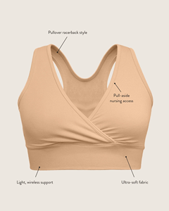 <span class=keywords><strong>Soutien</strong></span>-<span class=keywords><strong>gorge</strong></span> d'allaitement sans couture antibactérien pour femme, taille US, en coton, push-up, anti-affaissement, respirant, lingerie de maternité pour l'allaitement - Product Image 4