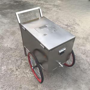 Stainless Steel 2-wheel <strong>Cart</strong> Selling Ice Cream and Popsicles for <strong>Small</strong> Business - Product Image 3