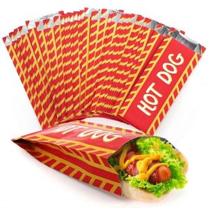 Bolsas de Papel de Aluminio para Alimentos con Logotipo Personalizado, Resistentes a la Grasa, para Barbacoa, Kebab, Comida para Llevar, Desechables, Precio de Fábrica al por Mayor, Gran Venta 2025 - Product Image 4