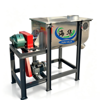 Mélangeur horizontal automatique à haute efficacité et à économie d'énergie - Capacité de 500 kg - Moteur 220/380V - Multifonctionnel pour produits chimiques et alimentaires