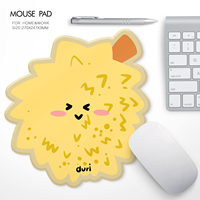 Tapis de Souris Personnalisé de Haute Qualité en Gros, Forme Unique, Impression Personnalisée, Tapis de Souris Découpé, Tapis de Souris Durian, Tapis de Souris Fruit, Cadeau Parfait
