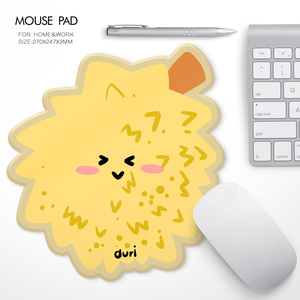 Tappetino per Mouse di Alta Qualità con Stampa Personalizzata, Forma Unica, Tappetino per Mouse a Forma di Durian, Regalo Perfetto - Product Image 1