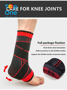 Top One, tobillera elástica de alta calidad, banda protectora transpirable para gimnasio, deportes y correr, Protección cómoda para el tobillo - Product Image 3