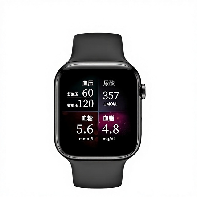 Smart Watch Square TFT Display IP67 for Monitoring Uric Acid Heart Rate Sleep Patterns