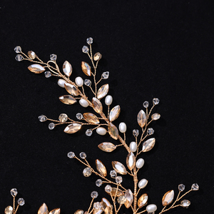 NIANCAN 33cm Long Support Custom Size Color Rhinestone <strong>Hair</strong> <strong>Accessories</strong> <strong>Women</strong> Wedding <strong>Accessories</strong> <strong>for</strong> Brides - Product Image 5