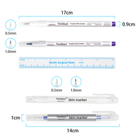 MASSA échantillon gratuit de stylo marqueur de peau permanent stérile médical de vente chaude