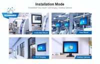 PC industriel tout-en-un Wintronix avec écran tactile de 15,6 pouces, 4 Go de RAM, système d'exploitation Win7/8/10/Android/Linux, SSD, accessoires