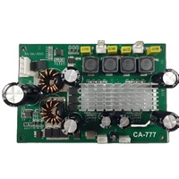 Amplificateur de puissance audio numérique stéréo de classe D CA-777 haute puissance 12-24V 2*100W