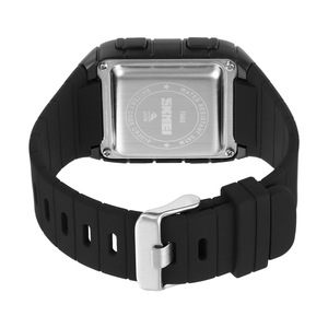 Skmei Digital Sports <b>Watch</b> 50m Water Resistant <b>Rectangular</b> Men's Electronic <b>Watch</b> Outdoor Student Use - Product Image 3