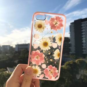 Pour Sublimation vraie série de peinture séchée <span class=keywords><strong>iphone</strong></span> 7 8 x Xs <span class=keywords><strong>Xr</strong></span> 12 11 13 Pro Max clair paillettes 3d fleur coque de téléphone - Product Image 4
