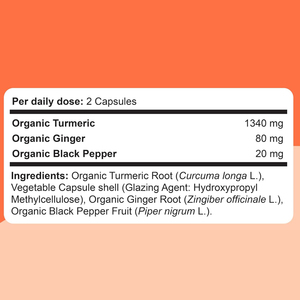 Oem nhà sản xuất hữu cơ nghệ gừng và hạt tiêu đen chiết xuất hỗ trợ Bone & Joint sức khỏ<span class=keywords><strong>e</strong></span> 180 Vegan viên nang Curcumin viên nang - Product Image 3