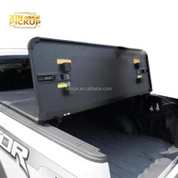 Cubierta Manual Retráctil Rígida de Aluminio Plegable en Tres Partes para Camioneta Nissan Navara Titan Amarok Mazda BT50 Triton
