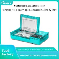 Presse à transfert thermique pour coques de téléphone Tuoli avec film de laminage, taille d'impression 148x255mm et dimensions 470x270x100mm